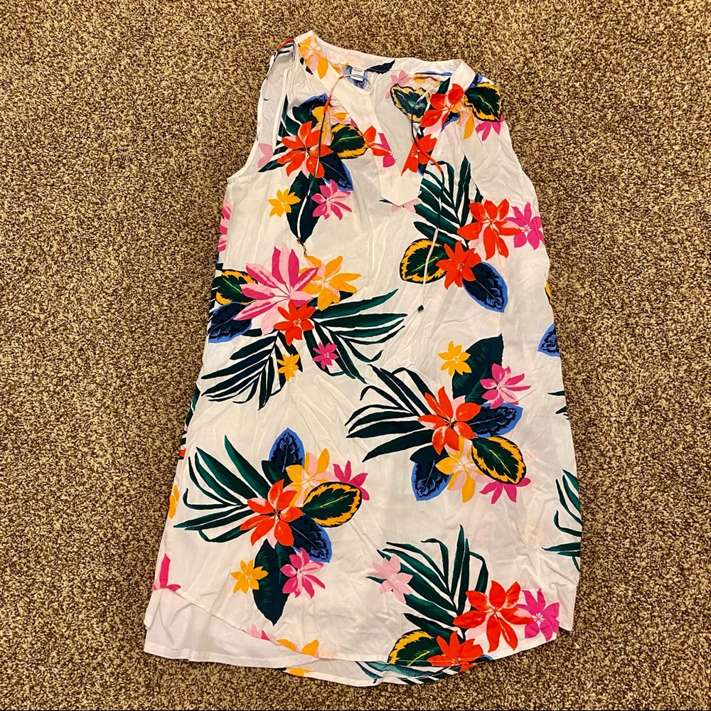 Old Navy tropical shift dress